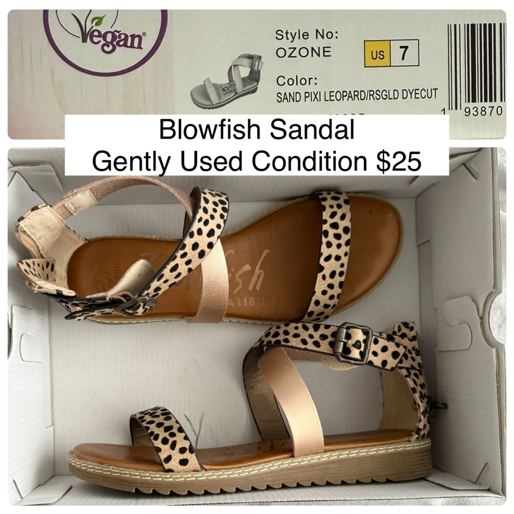 Blowfish Women's Sandals - Beige and Black